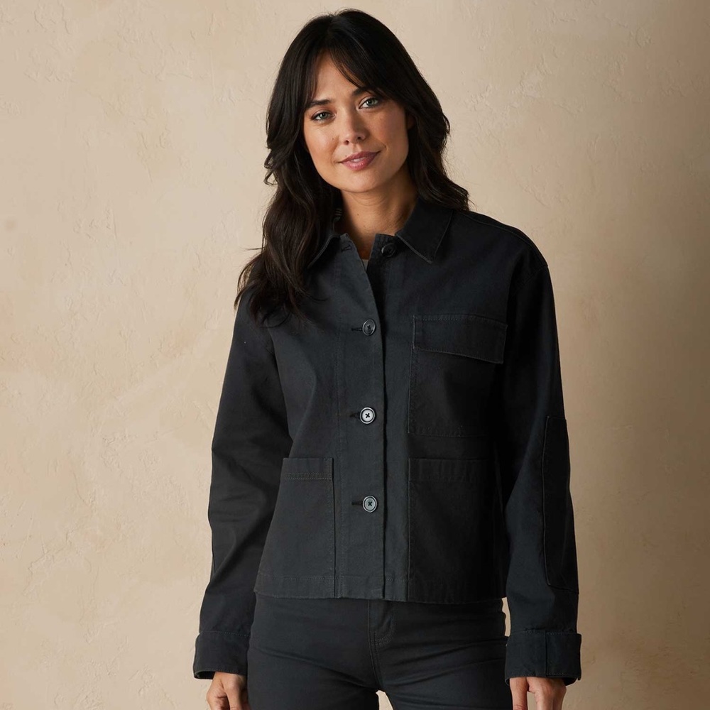 The Normal Brand Dark Gray Scout Canvas Jacket